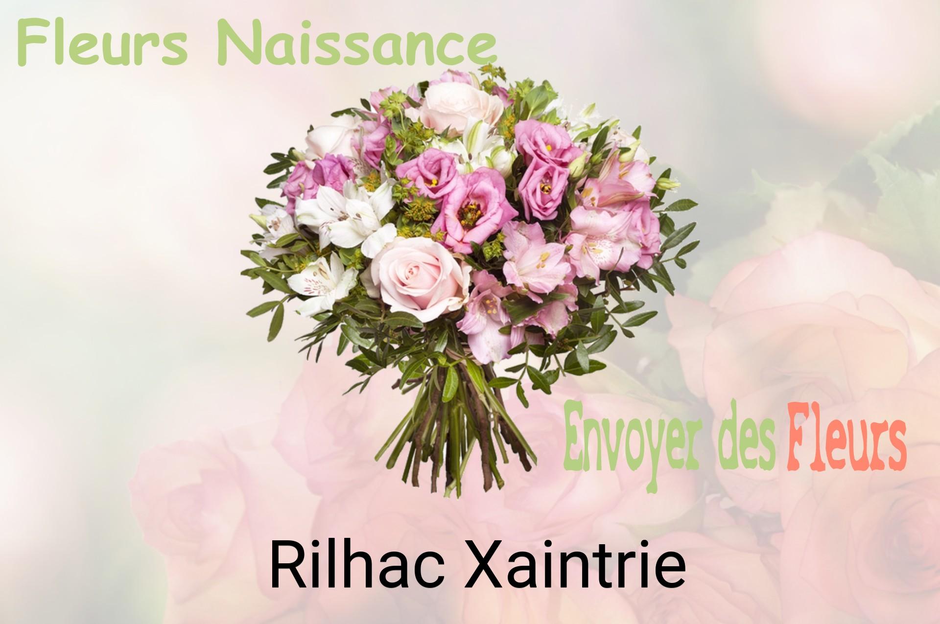 Bouquet de fleurs de naissance livré à Rilhac-Xaintrie